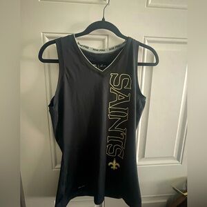 NWT, Nike Women’s Dri-Fit Tank, New Orleans Saints, Size L
